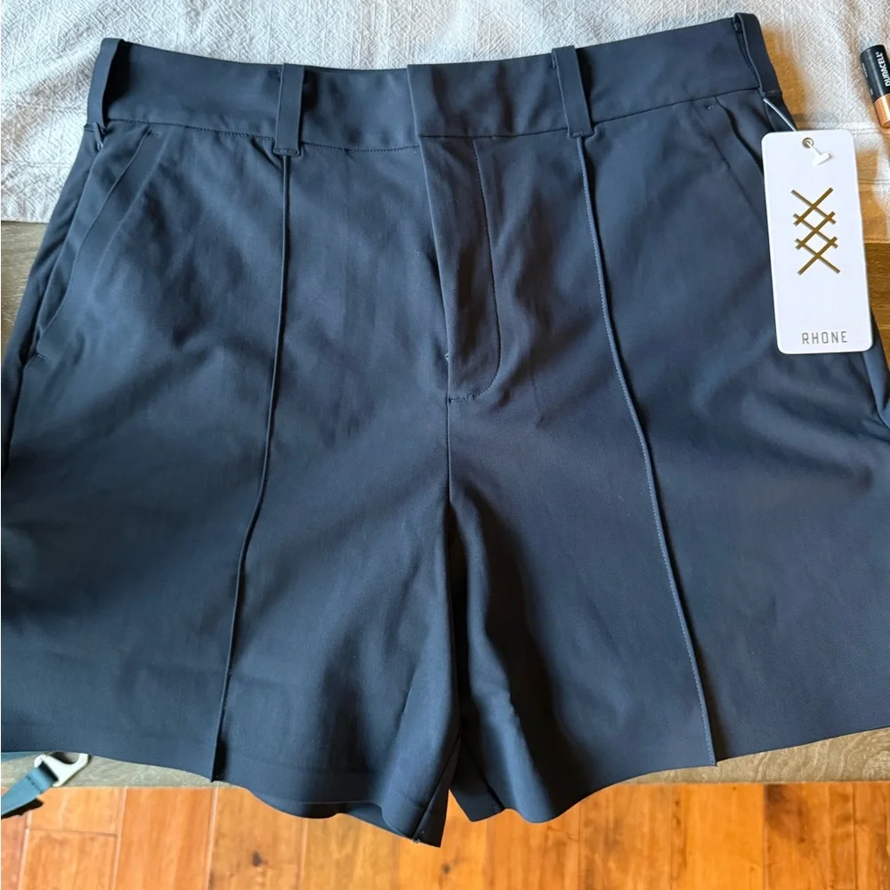 RHONE Navy Golf Shorts